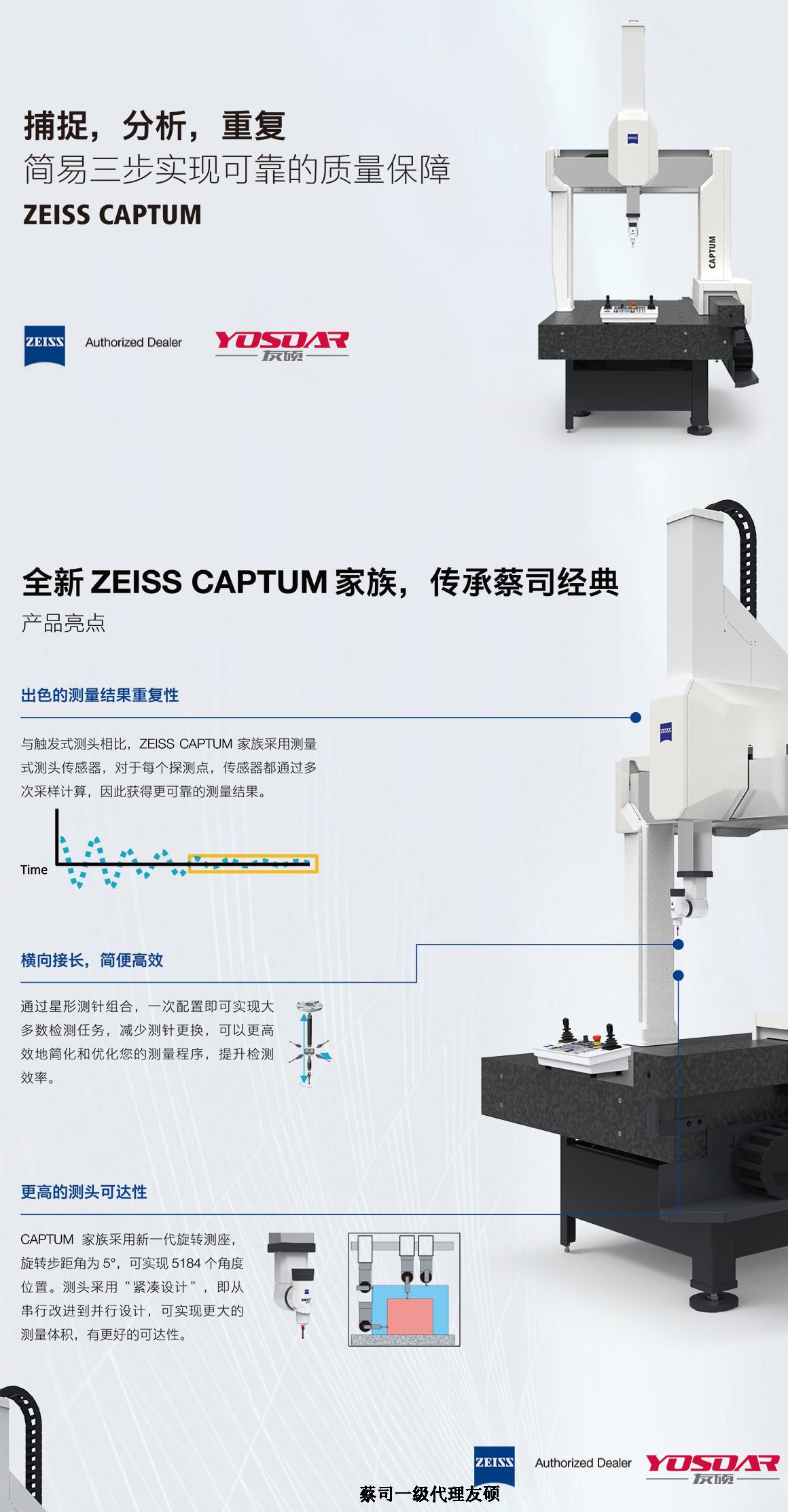 晋中蔡司三坐标CAPTUM